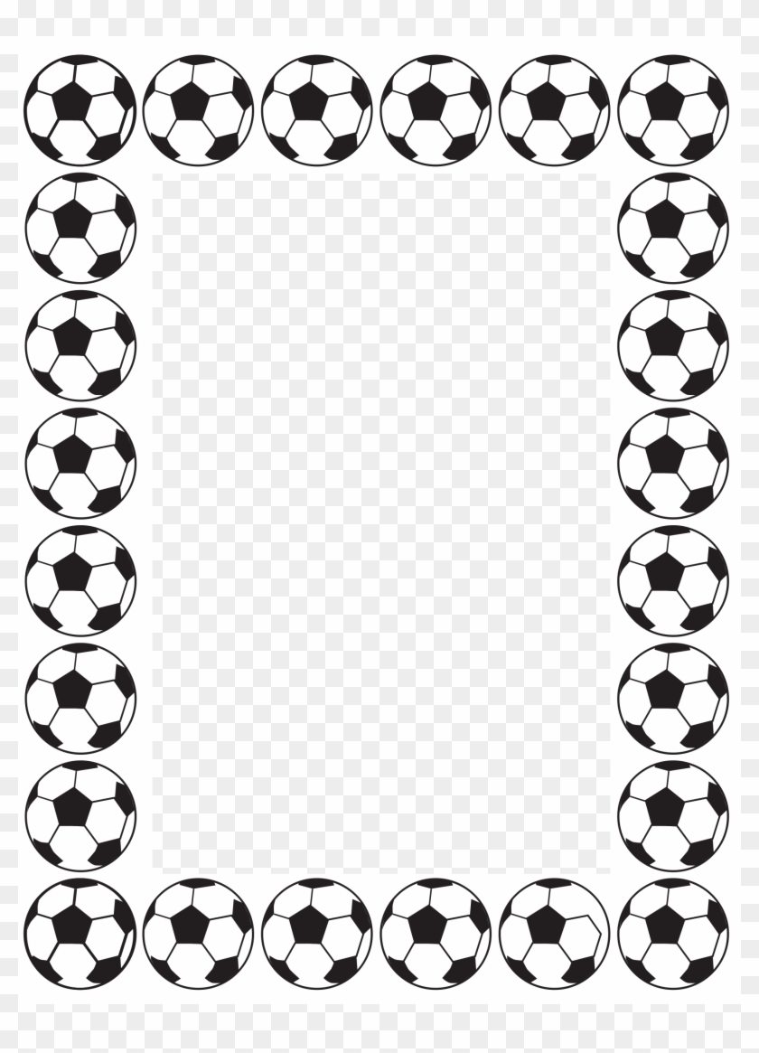Ball Clipart Frame - Soccer Ball Clipart #1637841
