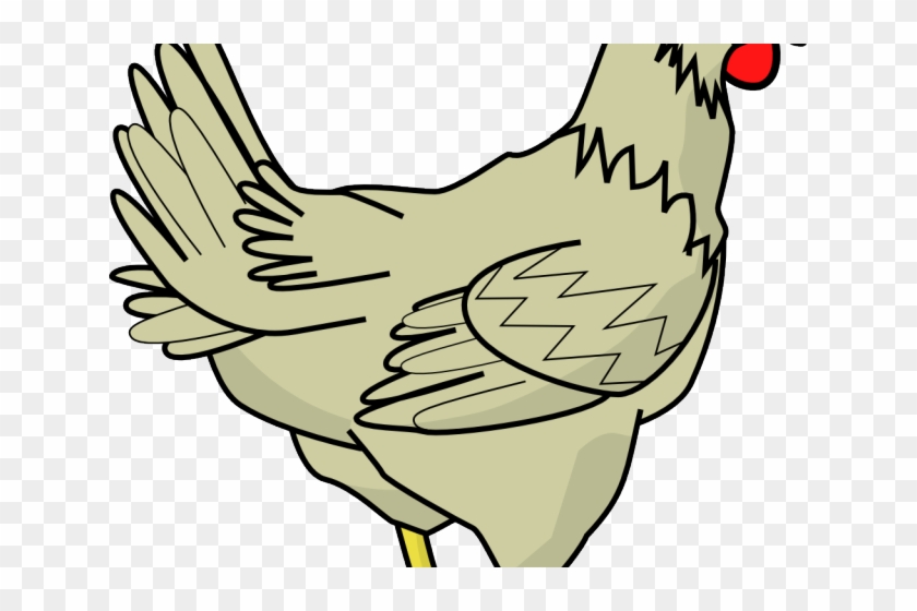 Crown Clipart Chicken - Chicken Cartoon Gif Png #1638171