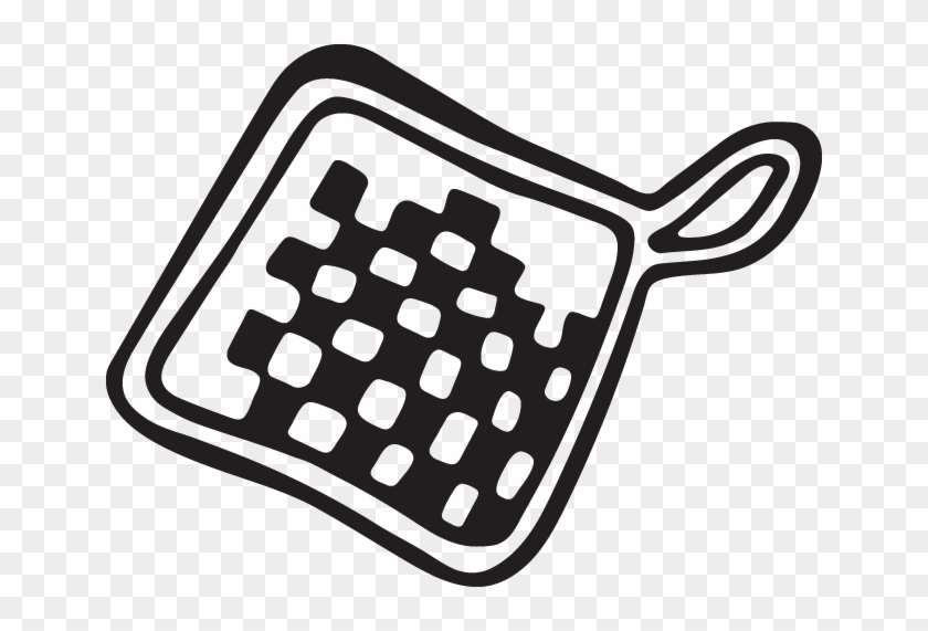 545 Pot Holder - Hot Pad Clip Art #1638439