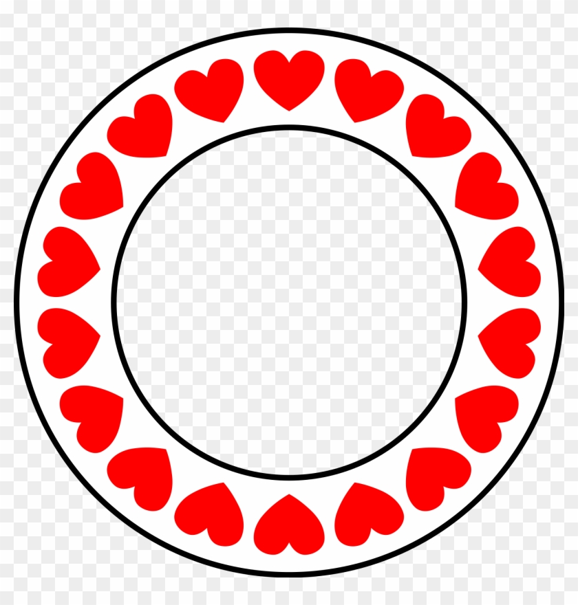 Hearts Clipart Circle - Circle Of Hearts Png #1638710