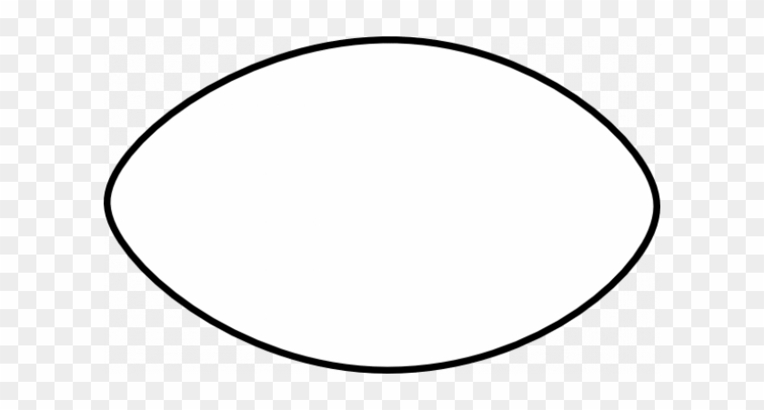 Thin Football Outline Clip Art - Circle #1638793