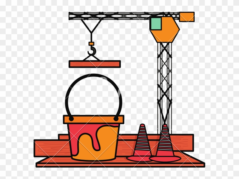 Tower Crane And Pail - Tower Crane And Pail #1639338