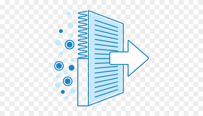 Clip Art Black And White Clipart Air - Air Filter Icon Png #1639609