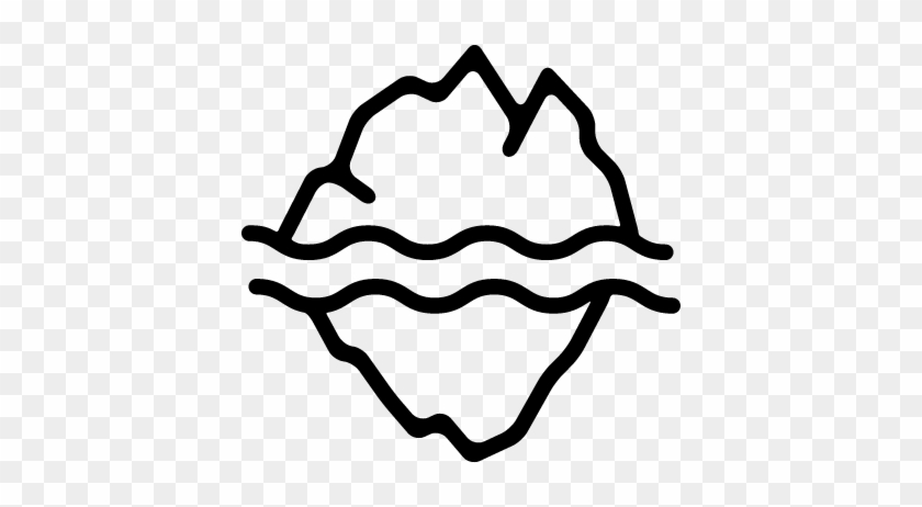 Iceberg Vector - Iceberg Icono Png #1639927