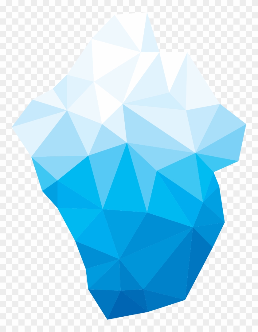 Iceberg Clipart Vector - Triangle #1639952