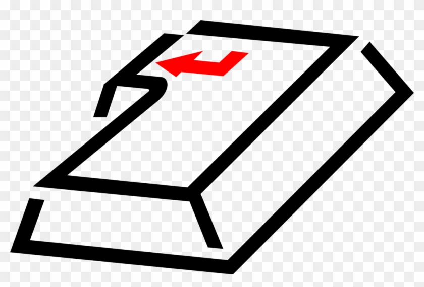 Vector Illustration Of Computer Keyboard Enter Key - Vector Illustration Of Computer Keyboard Enter Key #1640016