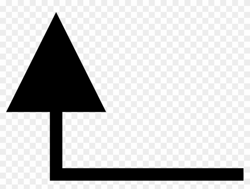 Vector Graphics, - Arrow Pointing Up Left #1640535