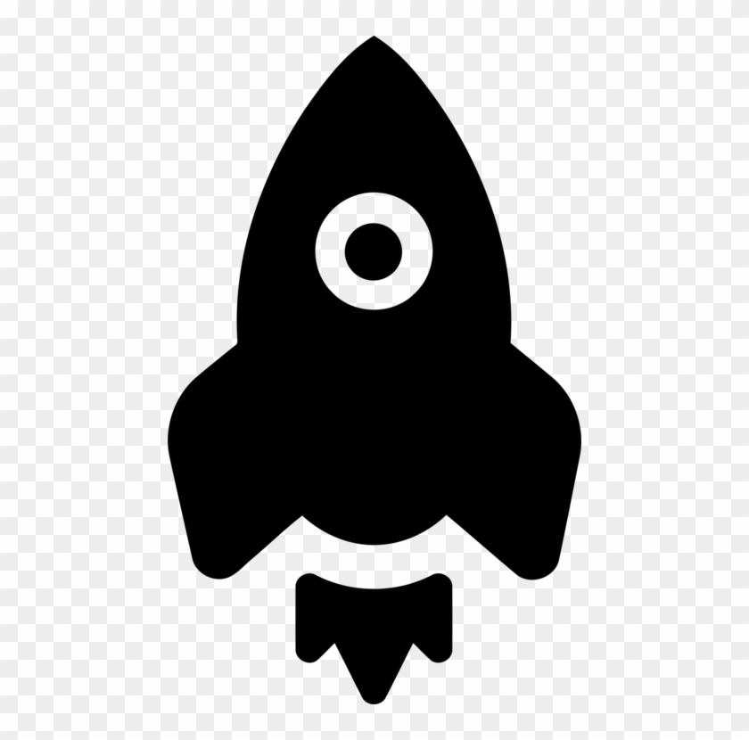 Rocket Silhouette Drawing Cartoon Spacecraft - Ракета Силует #1640702