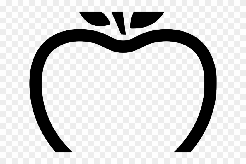 Apple Fruit Clipart Svg - Heart #1641153