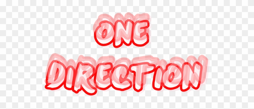 One Direction Png Text By Arin1d18 - Calligraphy #1641767