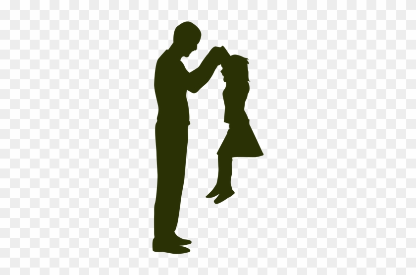 Dad Playing With Daughter Transparent - Easy Dad And Daughter Drawing #1641885