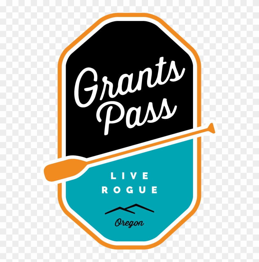 Drawn Playing Trip Right Pass - City Of Grants Pass Logo #1642032