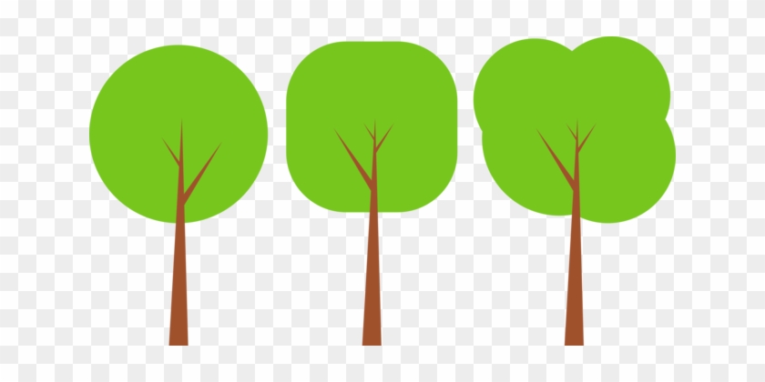 Tree Wood Apartment House Computer Icons - Tree Flat Design Png #1642340