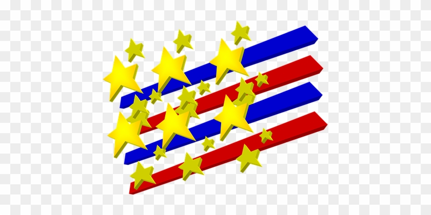 Flag, Transparent, Cartoon, American - Flag, Transparent, Cartoon, American #1642674