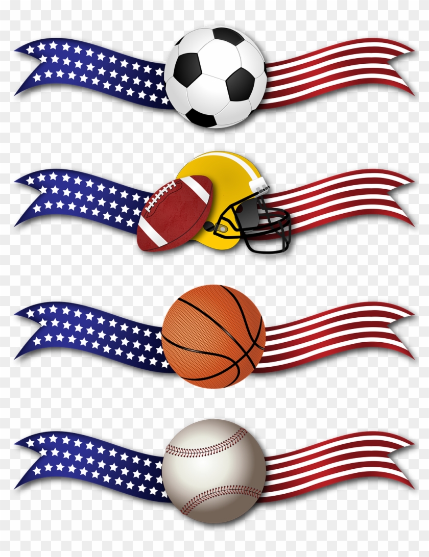 Banner Sports Ribbon - Ribbon Banner Png Football #1642677