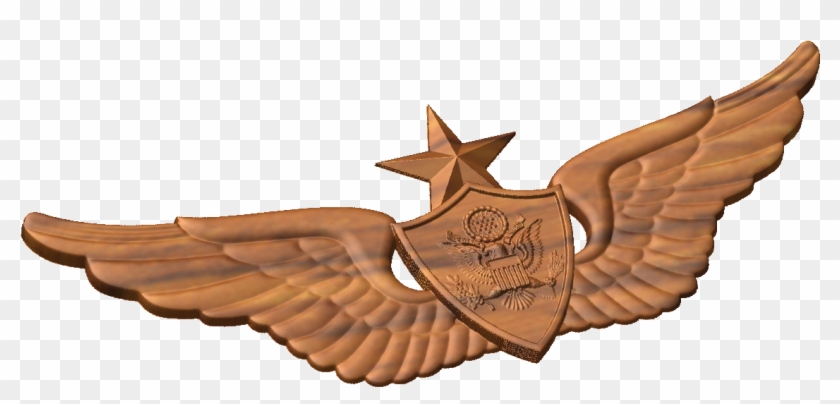 Cnc Military Emblems Us Army Qualification Badge Ⓒ - Golden Eagle #1643510
