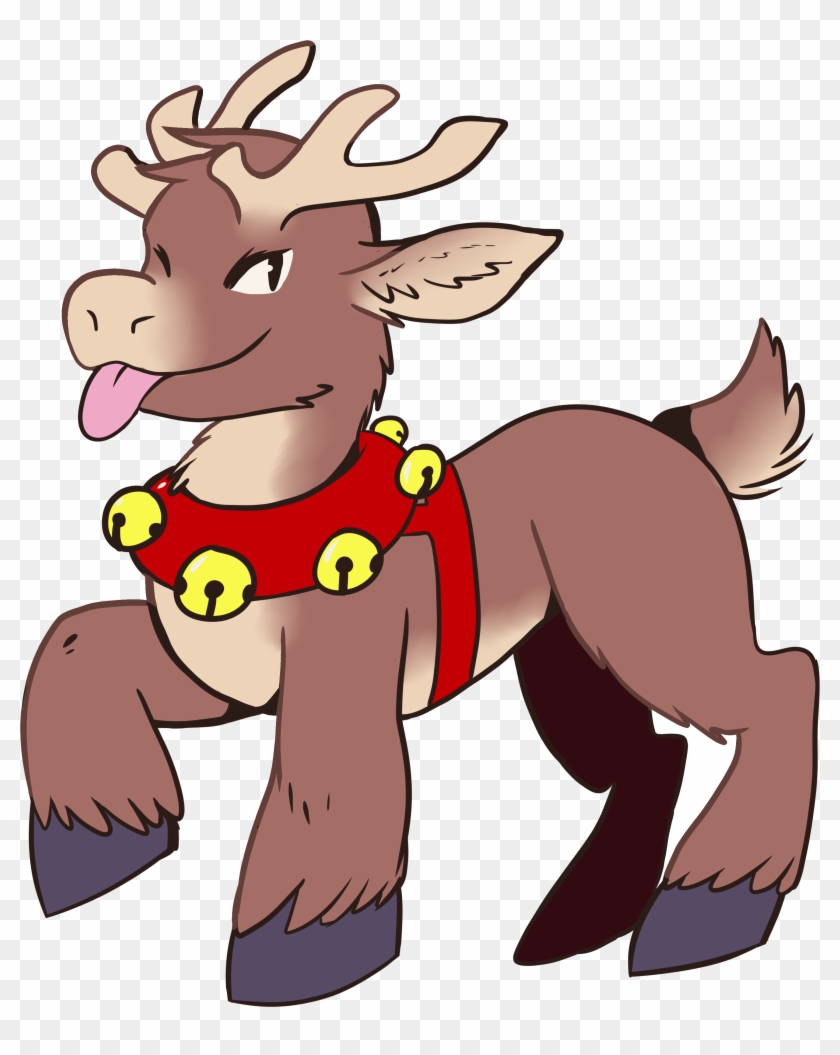 Reindeer Games Sticker For My Patrons This Month - Cartoon #1644503