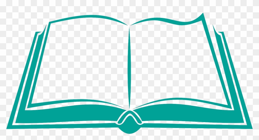 Silueta De Libro Abierto #1644608