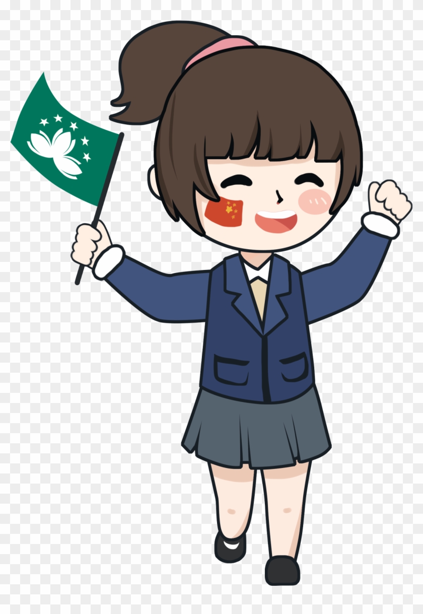 Cartoon Character Girl Little Png And Psd - Cartoon #1644707