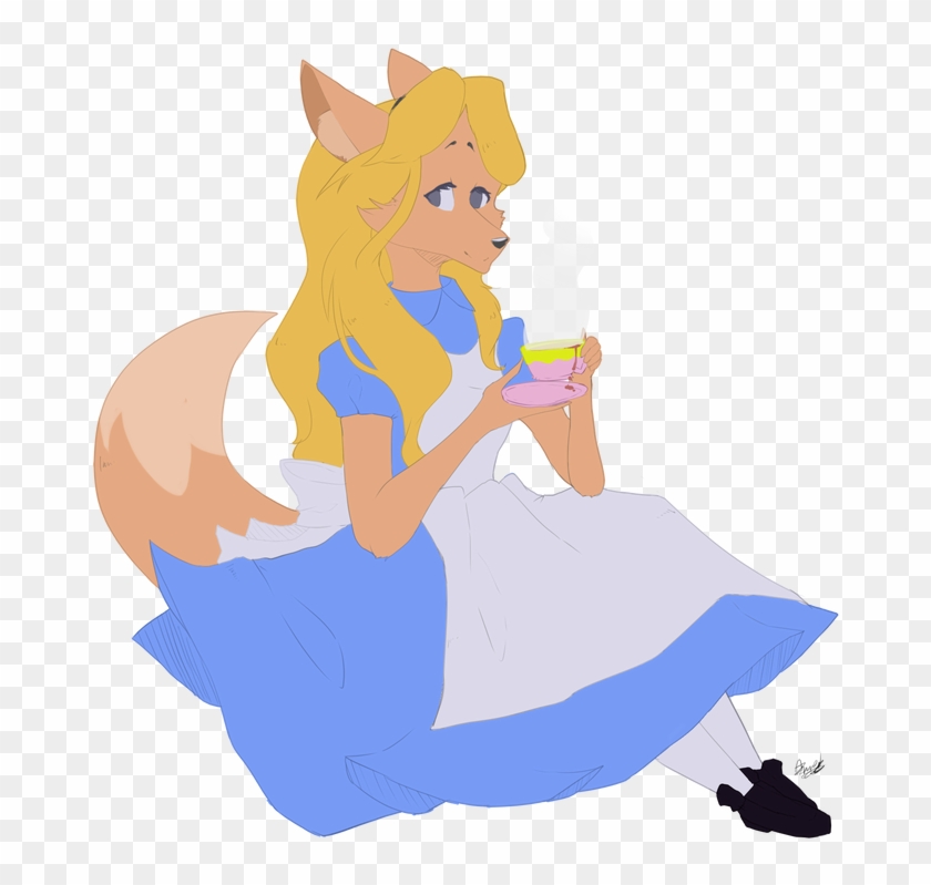 Alice In The Wonderland Wolf Version By Niji-yt - Illustration #1645685