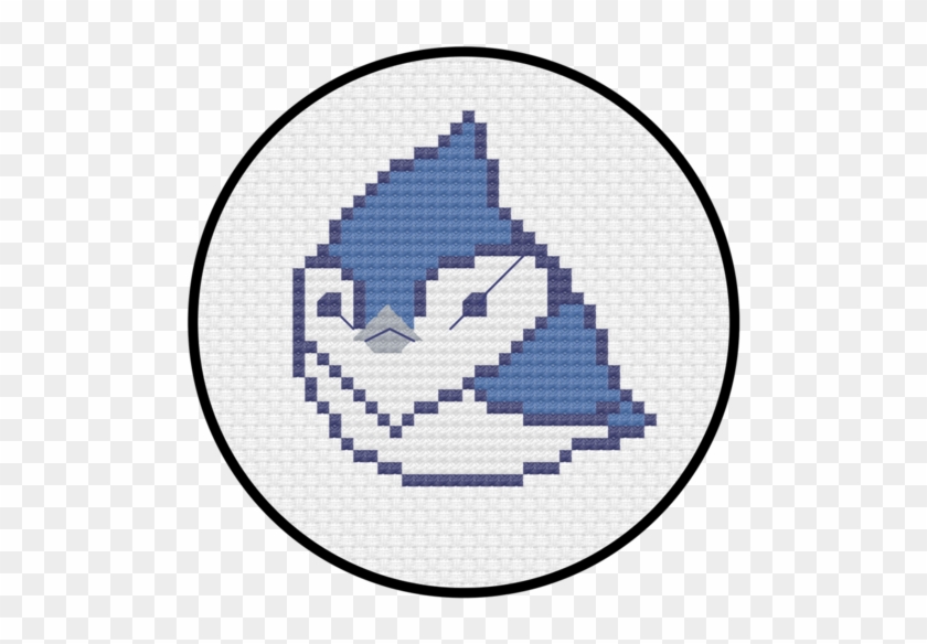 Toronto Jay Cross Stitch Pattern Toronto Jay Cross - Pixel Art Fireman #1647070