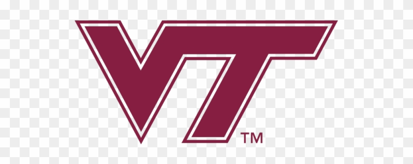 Athletics Vt Logo Maroon On White Background - Virginia Tech Logo #1647202