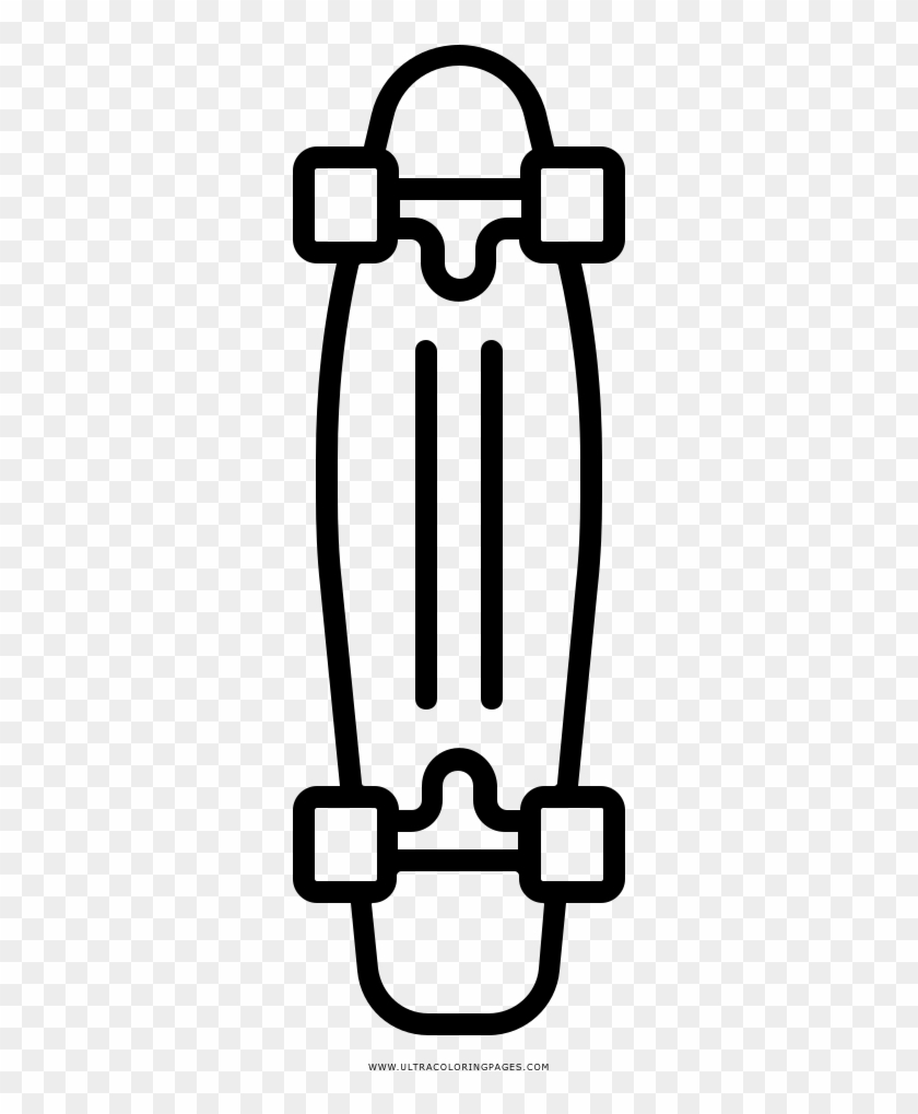 Penny Board Coloring Page - Penny Board Coloring Page #1648155