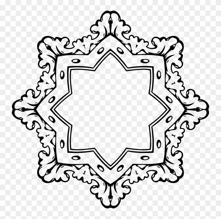 Computer Icons Drawing Line Art Ornament Mirror - Drawing #1648217