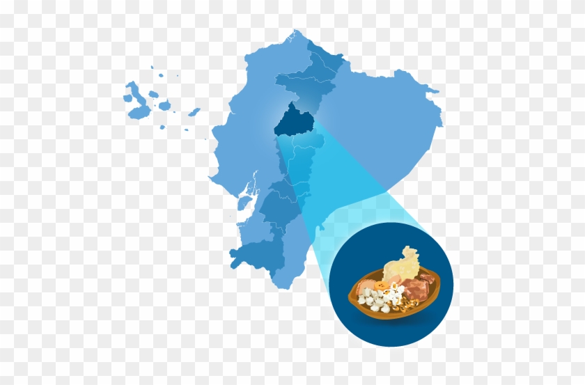 Its Main Ingredient The Pig, Whose Meat Is Fried After - Ecuador Vector #1648279