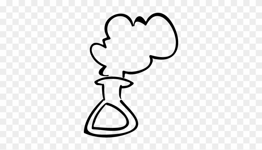 Poison Potion Flask Of Halloween Vector - Potions Outline #1648904