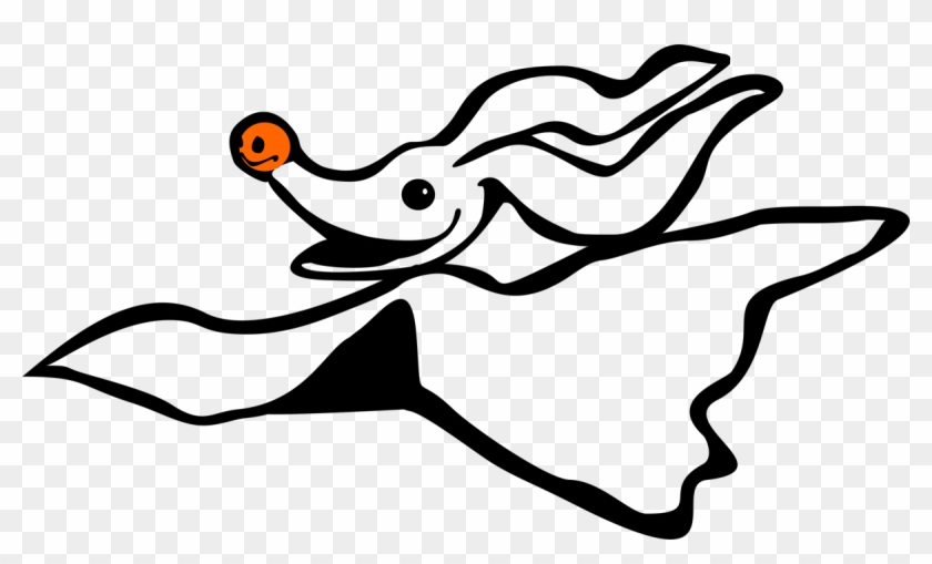 Zero Cute Left Breast The Nightmare Before Christmas - Zero Cute Left Breast The Nightmare Before Christmas #1649035