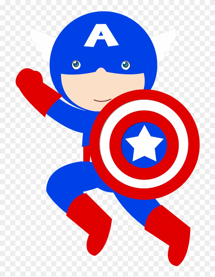 Hero Clipart American Hero - Superhero Embroidery #1649153