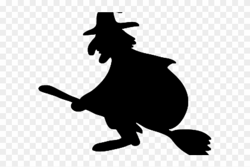 Drawn Witchcraft Dark - Witch Black And White Png #1649657