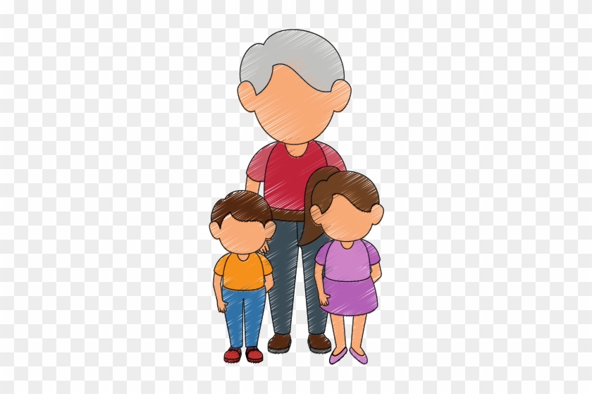 Grandchildren And Icons By Canva - Cartoon #1650588