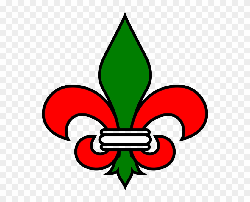 Fleur De Lis - Fleur De Lis Red And Blue #1651090