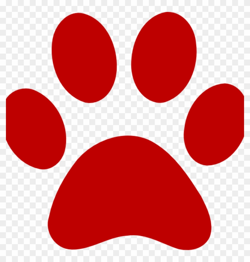 Red Paw Print Red Paw Print Clip Art At Clker Vector - Red Paw Print Red Paw Print Clip Art At Clker Vector #1652977