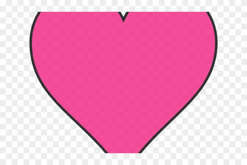Heart Shaped Clipart Dark Pink - Heart Shaped Clipart Dark Pink #1652987