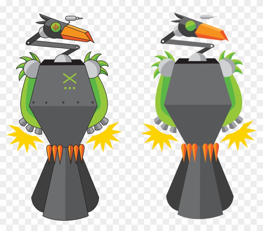 Designed Some Characters For A Video Game About Robot - Illustration #1653313