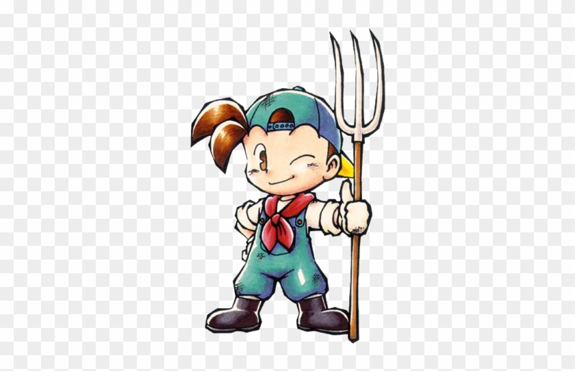 They Almost Wear The Same Outfit - Harvest Moon Ds #1653327