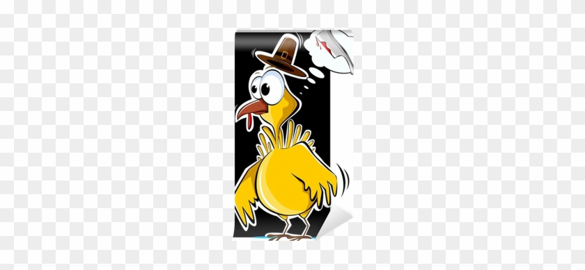 Illustration Of A Cartoon Turkey Fowl Wall Mural • - Cartoon #1653751