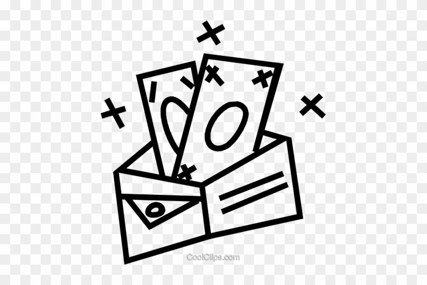 Wallet Royalty Free Vector Clip Art Illustration - Wallet Royalty Free Vector Clip Art Illustration #1654597