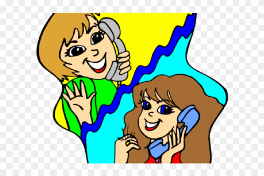 Phone Clipart Talk - Talking On The Phone Clipart #1654740