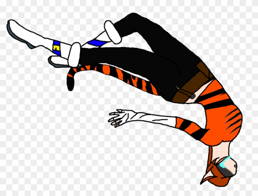 Part Of Collab-falling Teigan By Maximaltigers - Bungee Jumping #1655040