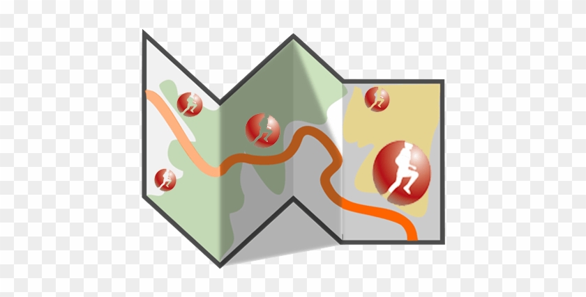 Not Sure Which Progress Location Is Closest To You - Clipart Map Folded Png #1655643