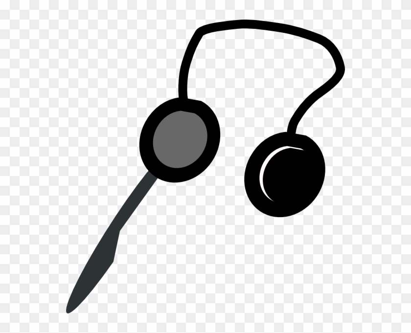 Free Vector Headphones And Mic Clip Art - Headphones Clip Art #254566