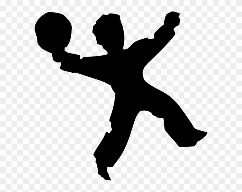 Happy Jumping Man Silhouette Clip Art - Png Jumping Silhouette Clip Art #255065