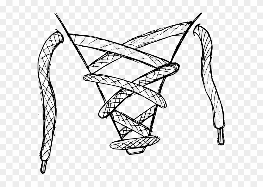 Football Laces Clipart Cliparts And Others Art Inspiration - Shoelaces Png #255250