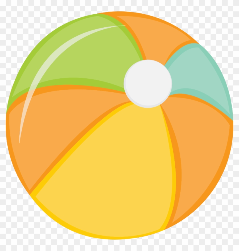 Praia E Piscina - Swimming Pool Ball Clip Art #255303