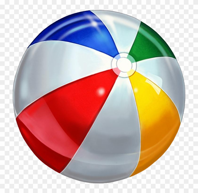 Beach Ball Clip Art - Swimming Pool Ball Png #255455