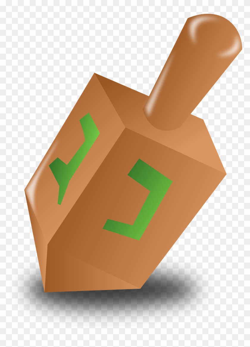 Hanukkah Icon - Dreidel Clipart Png #255856